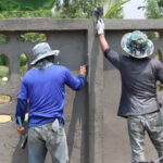 Building a Fence on Concrete