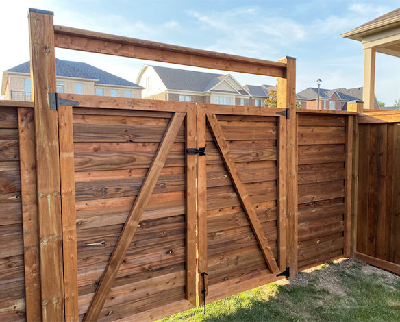 wooden fence styles